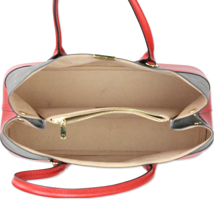 Louis Vuitton Monogram Brown Cerise Flandrin Triple Compartment Satchel