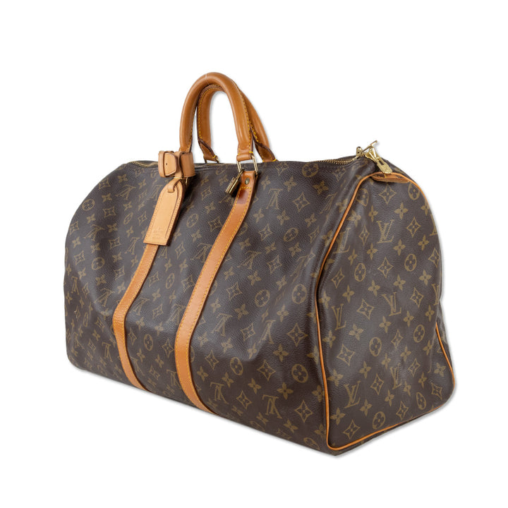 Louis Vuitton Monogram Canvas Keepall Bandoulière 50