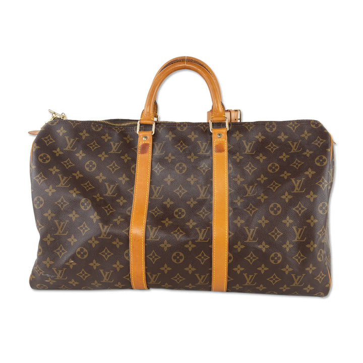 Louis Vuitton Monogram Canvas Keepall Bandoulière 50