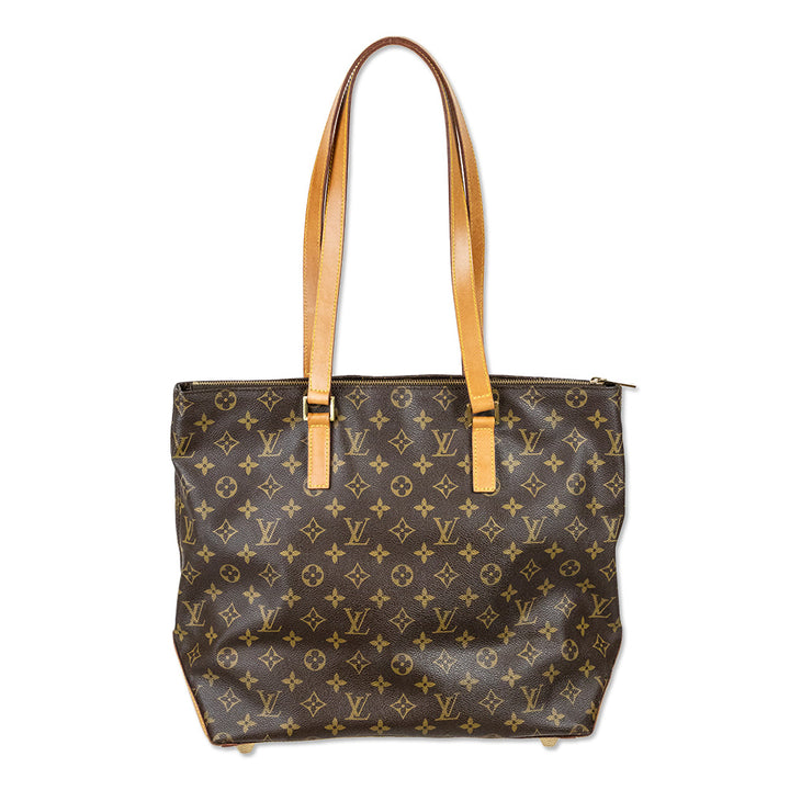 Louis Vuitton Monogram Coated Canvas Cabas Mezzo Tote Bag