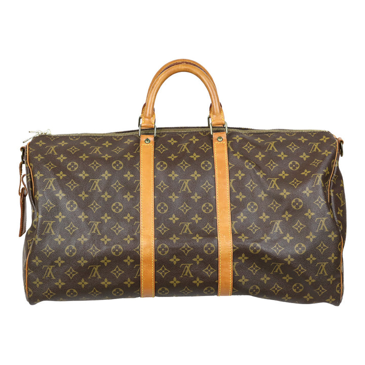 Louis Vuitton Monogram Coated Canvas Keepall Bandoulière 55