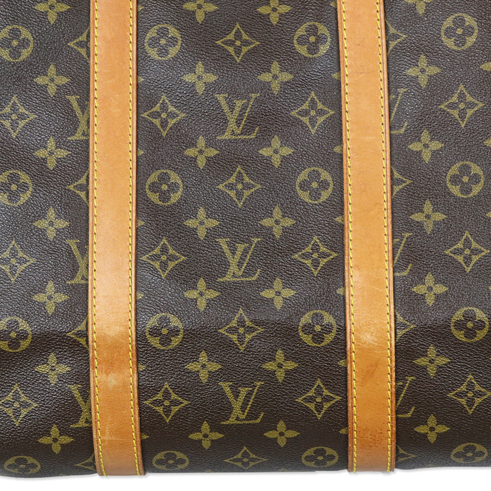 Louis Vuitton Monogram Coated Canvas Keepall Bandoulière 55