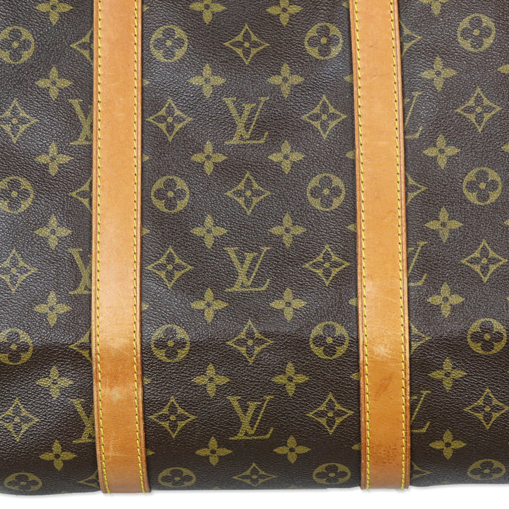 Louis Vuitton Monogram Coated Canvas Keepall Bandoulière 55