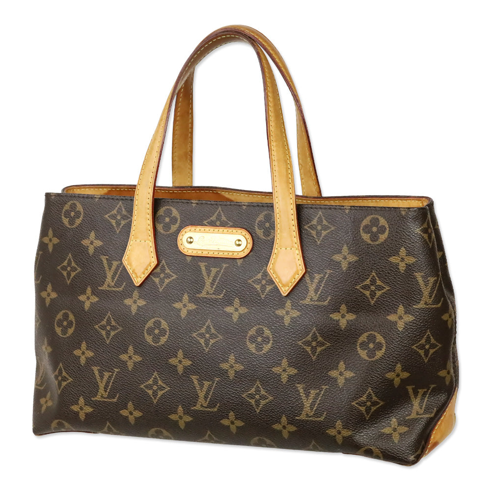 Louis Vuitton Monogram Coated Canvas Wilshire PM Handbag