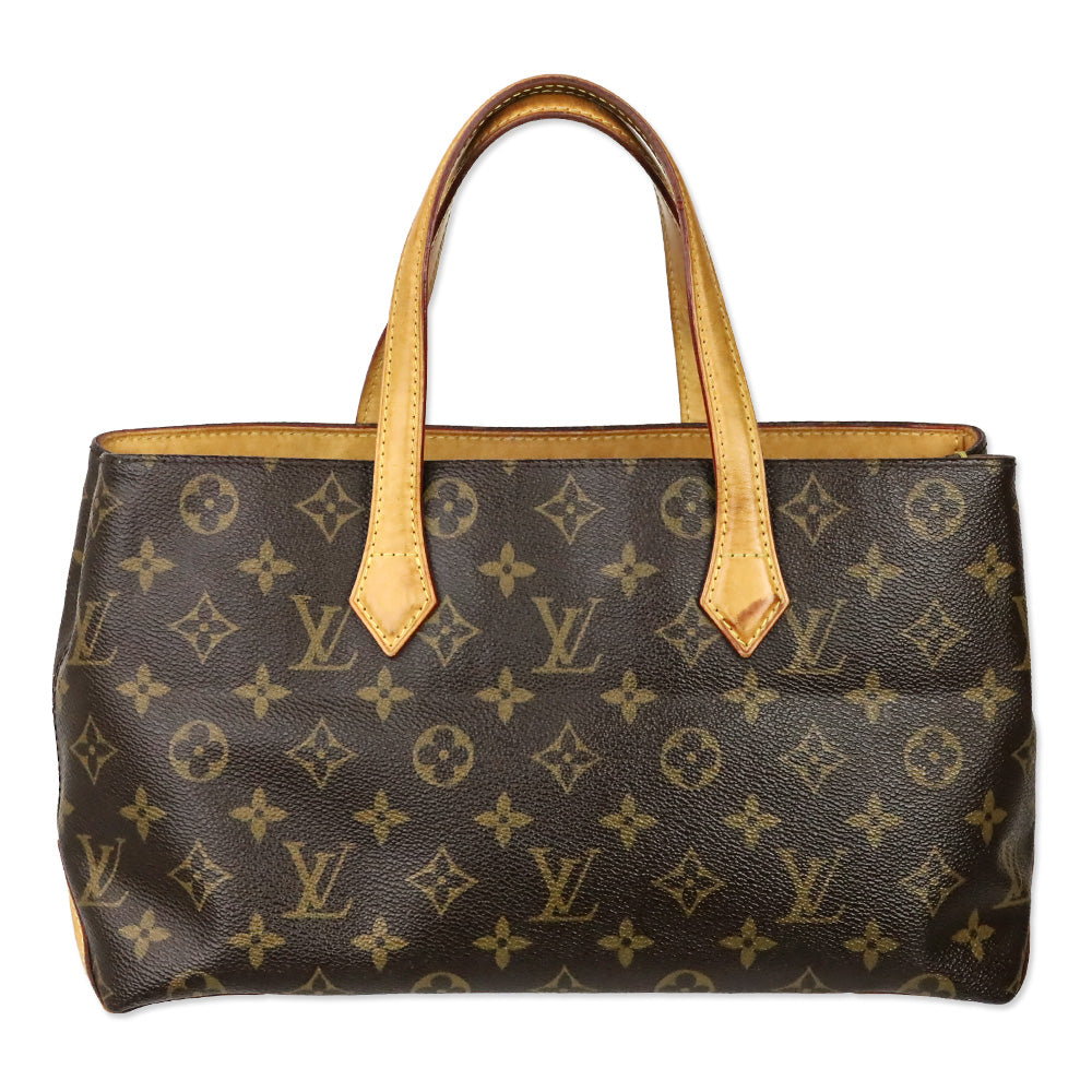 Louis Vuitton Monogram Coated Canvas Wilshire PM Handbag