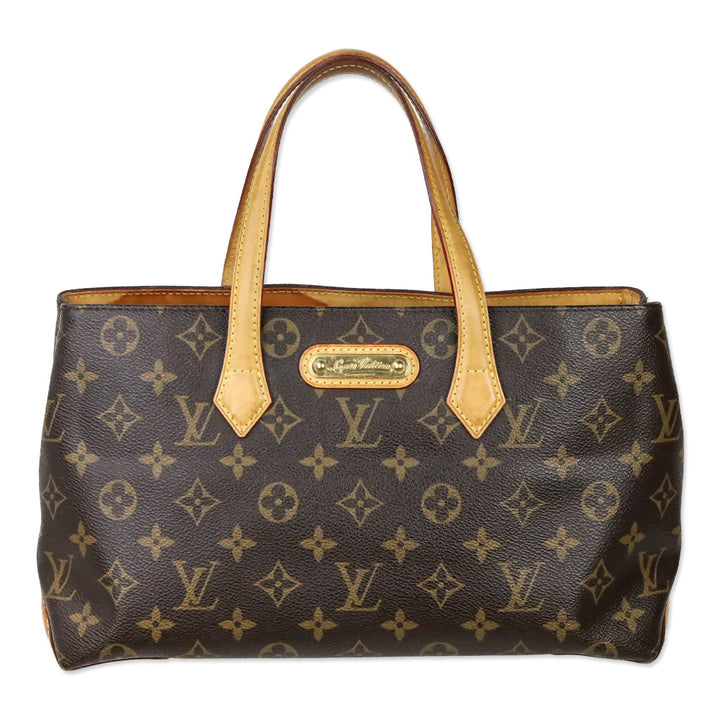 Louis Vuitton Monogram Coated Canvas Wilshire PM Handbag