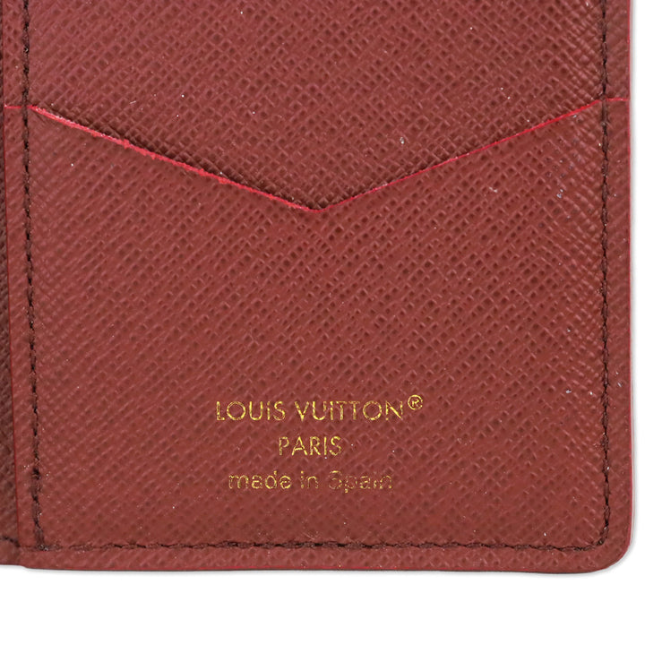 Louis Vuitton Monogram Red Stripes Coated Canvas Pocket Organizer