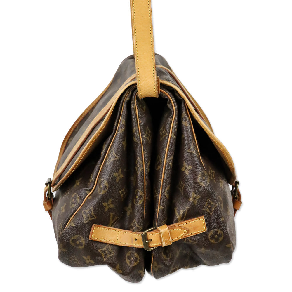 Louis Vuitton Monogram Saumur 35 Messenger Bag