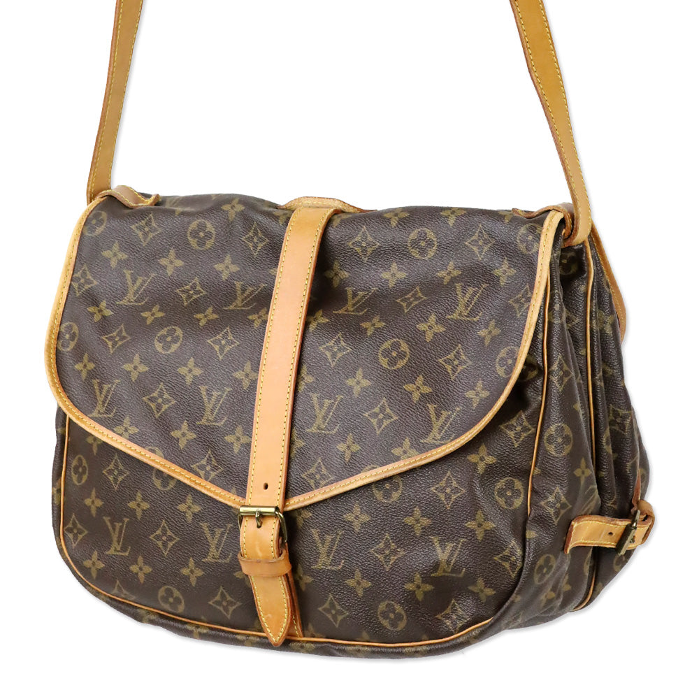 Louis Vuitton Monogram Saumur 35 Messenger Bag