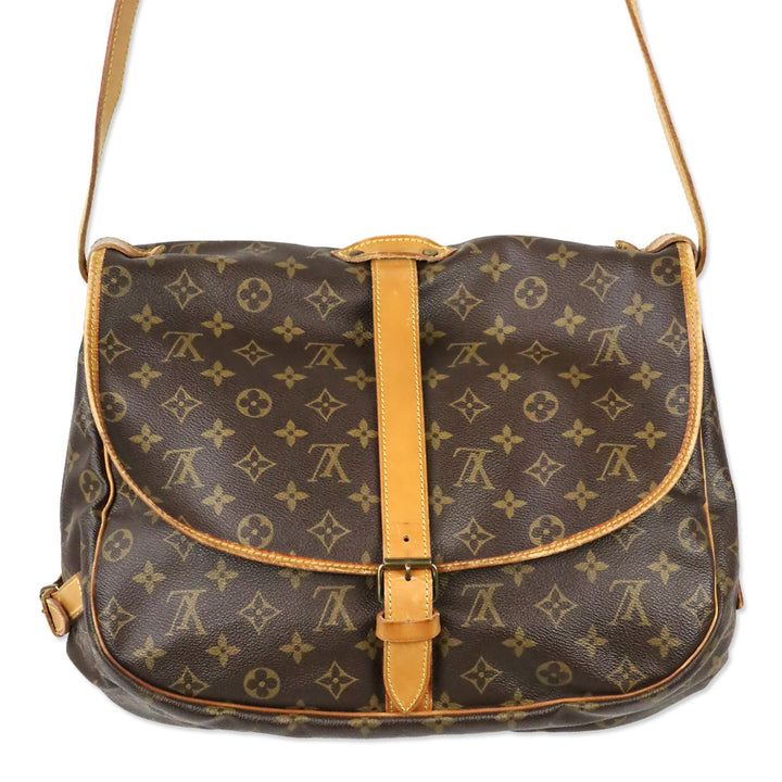 Louis Vuitton Monogram Saumur 35 Messenger Bag