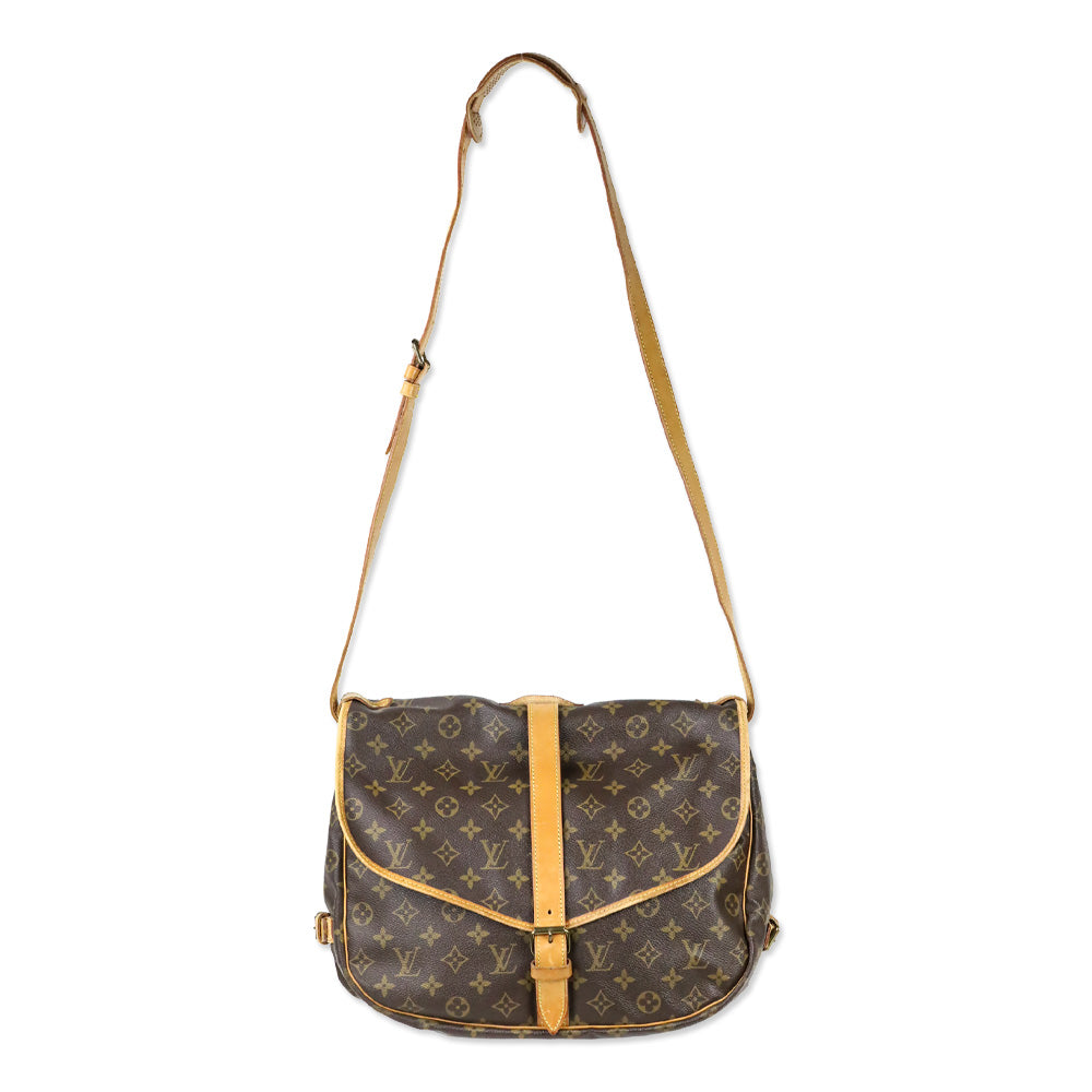 Louis Vuitton Monogram Saumur 35 Messenger Bag