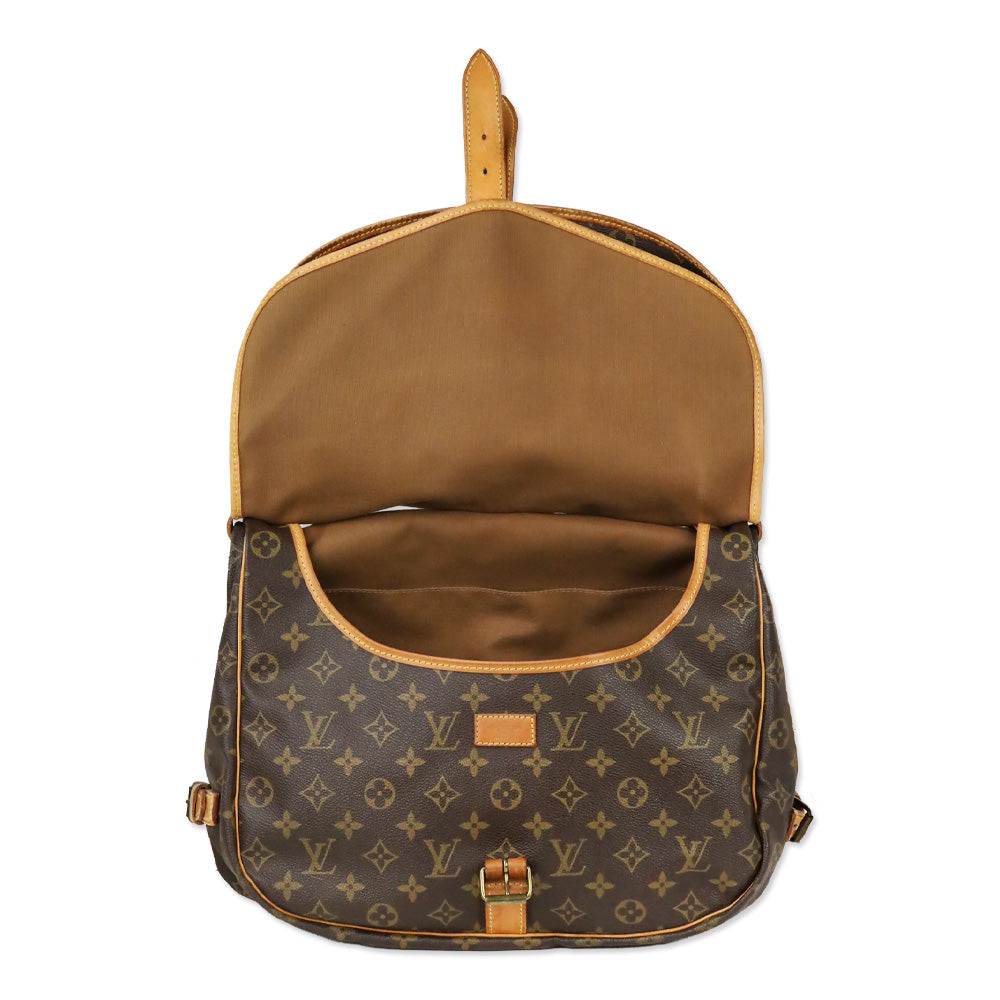 Louis Vuitton Monogram Saumur 35 Messenger Bag