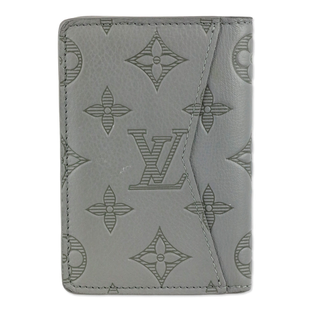 Louis Vuitton Monogram Shadow Leather Pocket Organizer