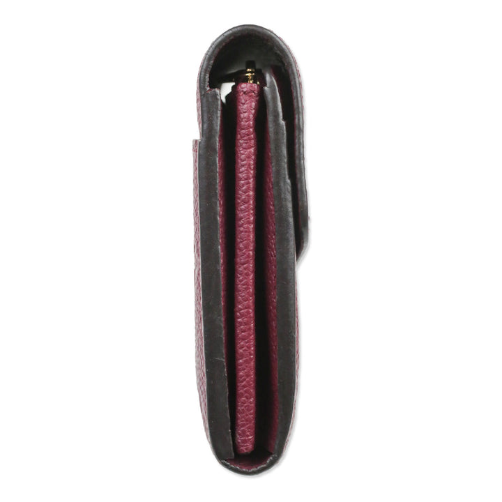 Louis Vuitton Raisin Monogram Empreinte Leather Sarah Wallet