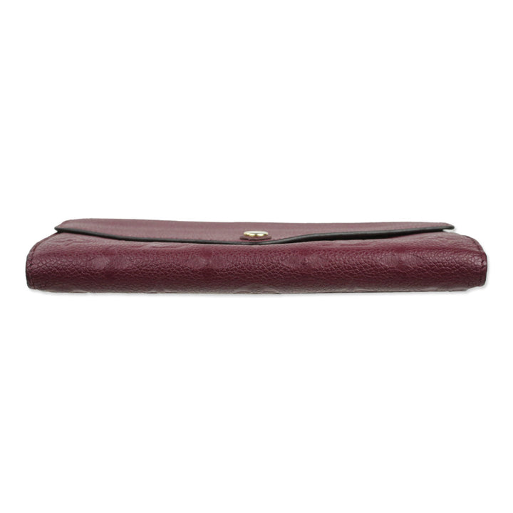 Louis Vuitton Raisin Monogram Empreinte Leather Sarah Wallet