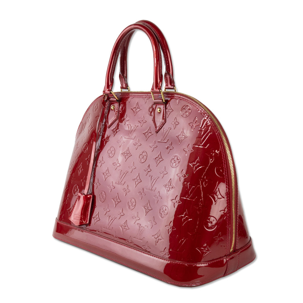 Louis Vuitton Rose Indian Vernis Alma GM Bag