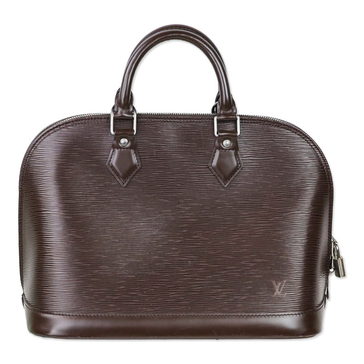Louis Vuitton Vintage Brown Epi Leather Alma PM Handbag