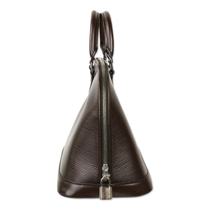 Louis Vuitton Vintage Brown Epi Leather Alma PM Handbag