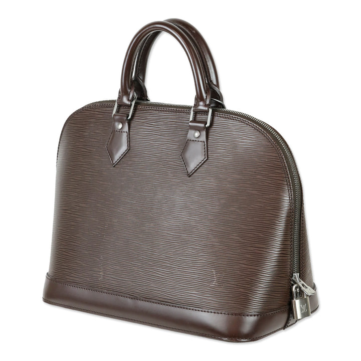 Louis Vuitton Vintage Brown Epi Leather Alma PM Handbag