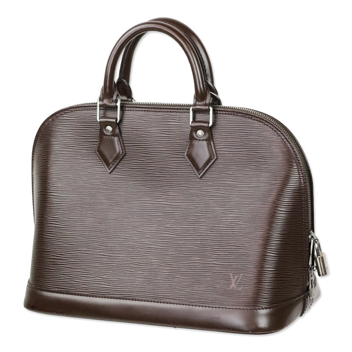 Louis Vuitton Vintage Brown Epi Leather Alma PM Handbag