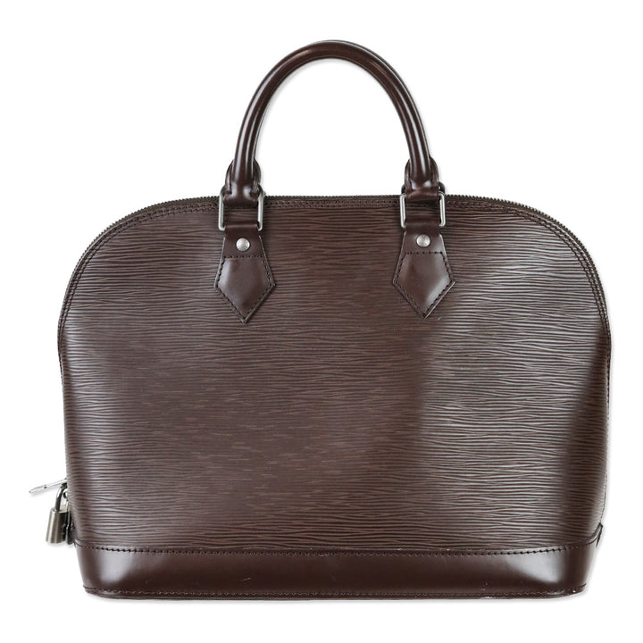 Louis Vuitton Vintage Brown Epi Leather Alma PM Handbag