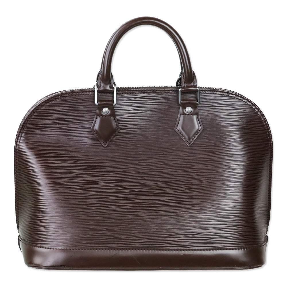 Louis Vuitton Vintage Brown Epi Leather Alma PM Handbag