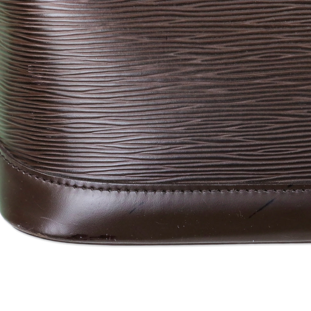 Louis Vuitton Vintage Brown Epi Leather Alma PM Handbag