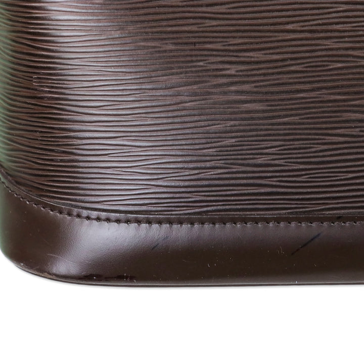 Louis Vuitton Vintage Brown Epi Leather Alma PM Handbag