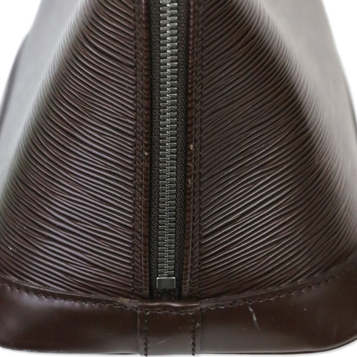 Louis Vuitton Vintage Brown Epi Leather Alma PM Handbag