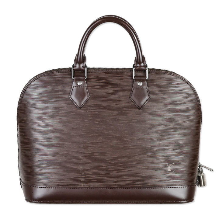 Louis Vuitton Vintage Brown Epi Leather Alma PM Handbag