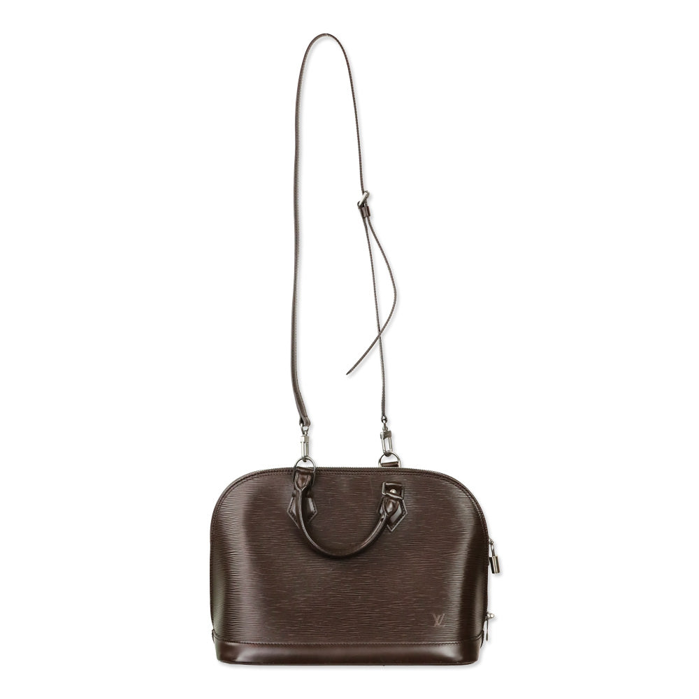 Louis Vuitton Vintage Brown Epi Leather Alma PM Handbag