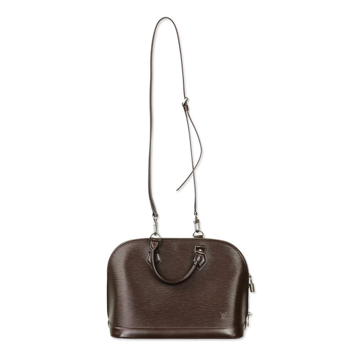 Louis Vuitton Vintage Brown Epi Leather Alma PM Handbag