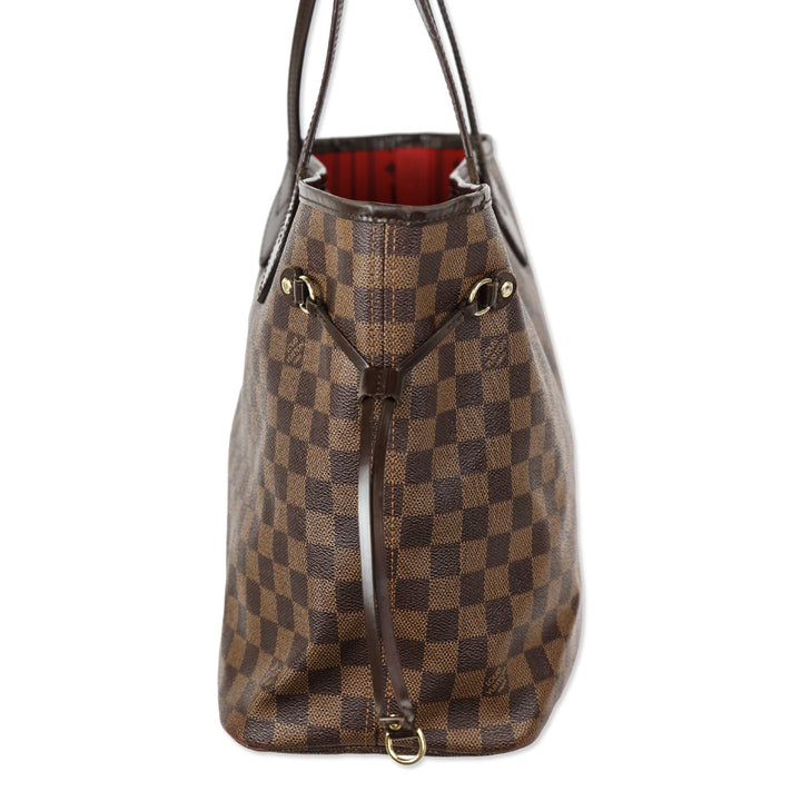 Louis Vuitton Vintage Damier Ebene Neverfull MM Tote