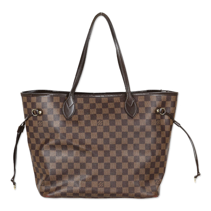 Louis Vuitton Vintage Damier Ebene Neverfull MM Tote