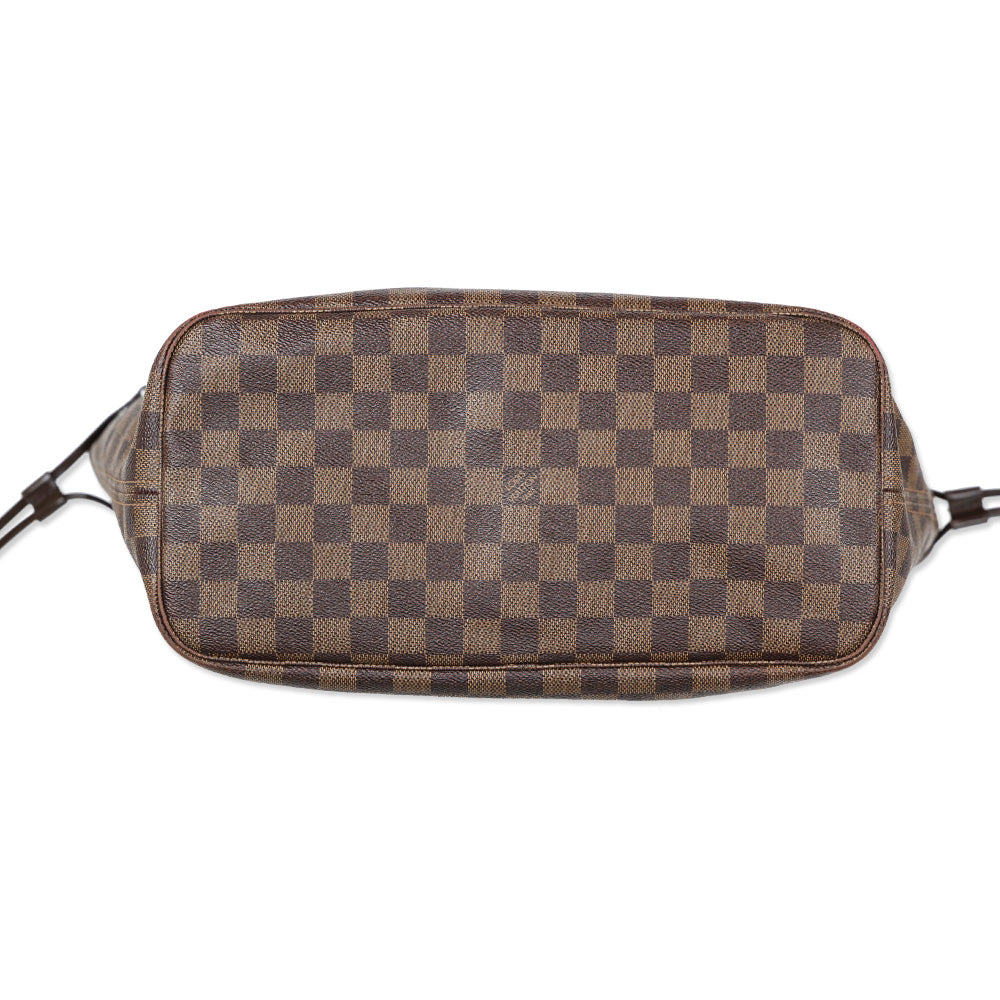 Louis Vuitton Vintage Damier Ebene Neverfull MM Tote