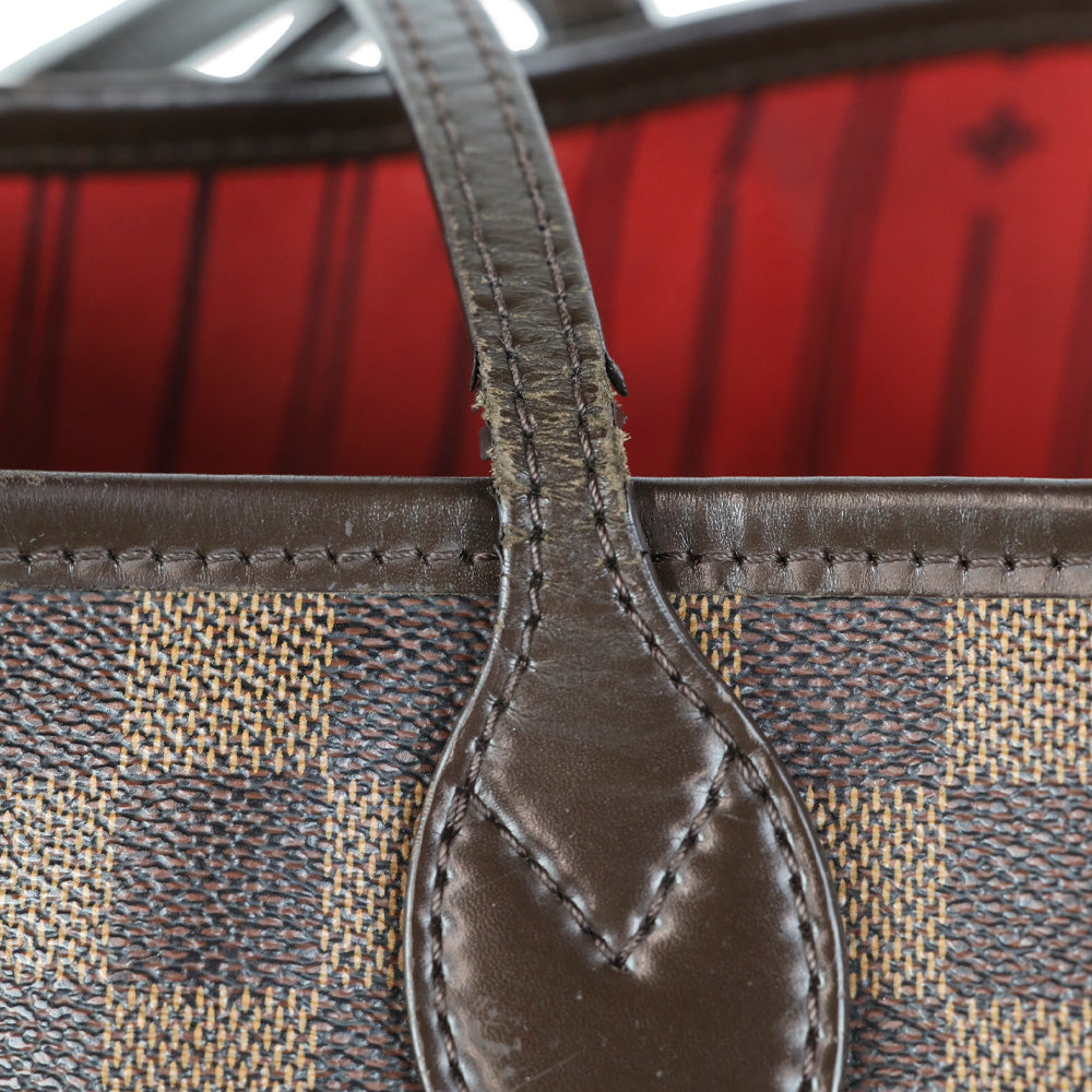 Louis Vuitton Vintage Damier Ebene Neverfull MM Tote