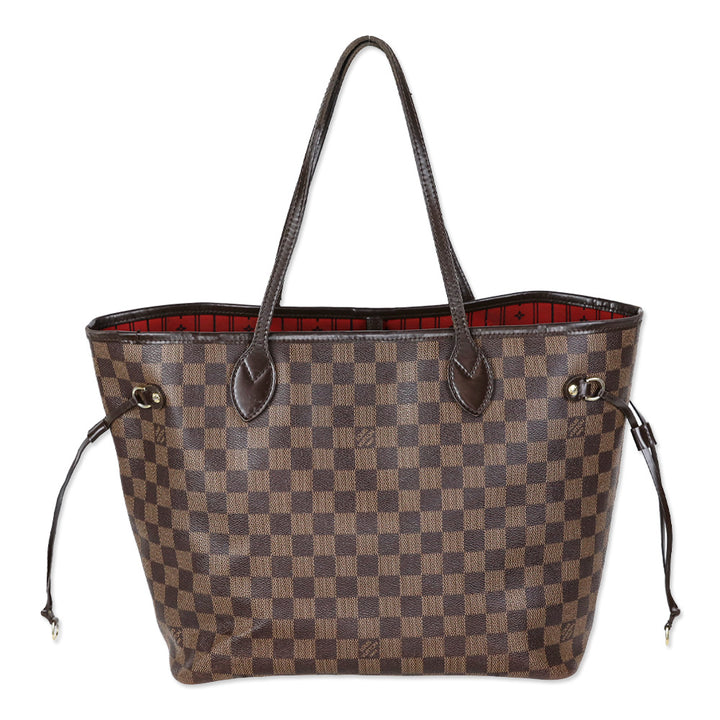 Louis Vuitton Vintage Damier Ebene Neverfull MM Tote