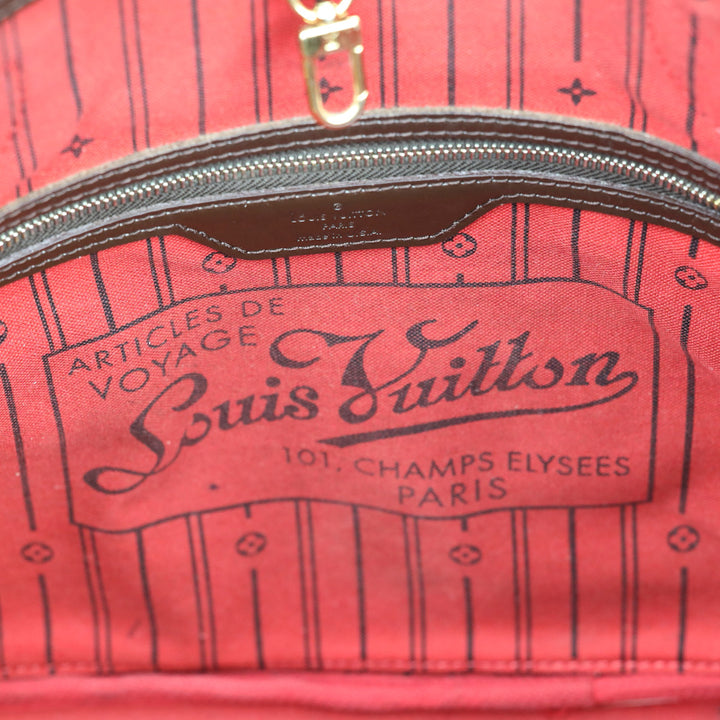 Louis Vuitton Vintage Damier Ebene Neverfull MM Tote