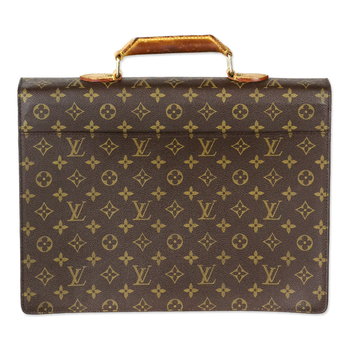 Louis Vuitton Vintage Monogram Coated Canvas Serviette Conseiller Briefcase Bag