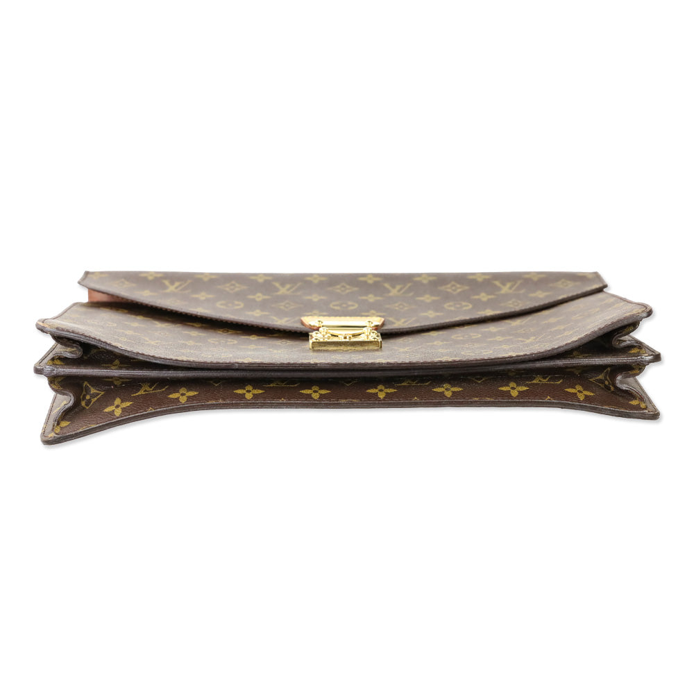 Louis Vuitton Vintage Monogram Coated Canvas Serviette Conseiller Briefcase Bag