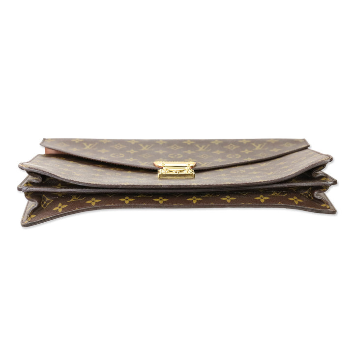 Louis Vuitton Vintage Monogram Coated Canvas Serviette Conseiller Briefcase Bag