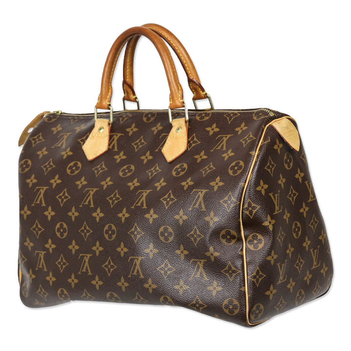 Louis Vuitton Vintage Monogram Coated Canvas Speedy Bandoulière 35