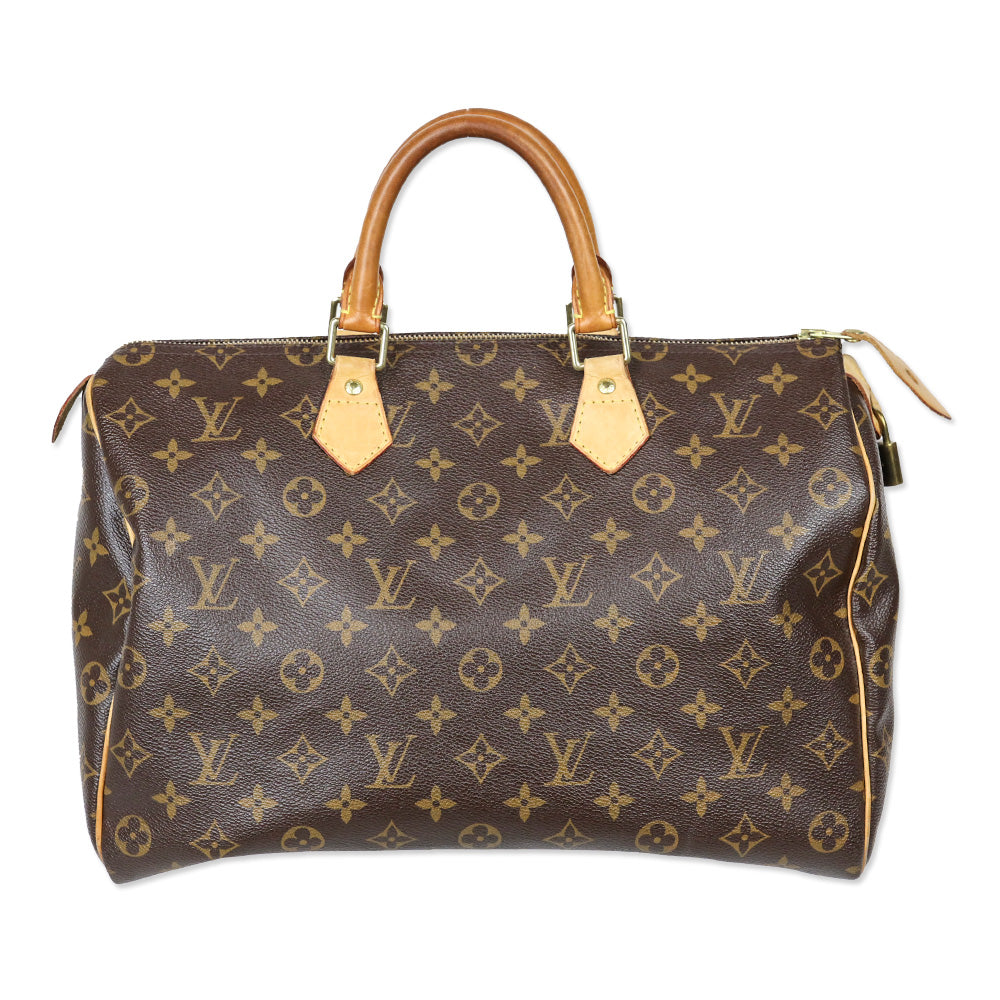 Louis Vuitton Vintage Monogram Coated Canvas Speedy Bandoulière 35