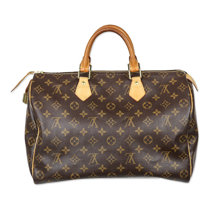 Louis Vuitton Vintage Monogram Coated Canvas Speedy Bandoulière 35