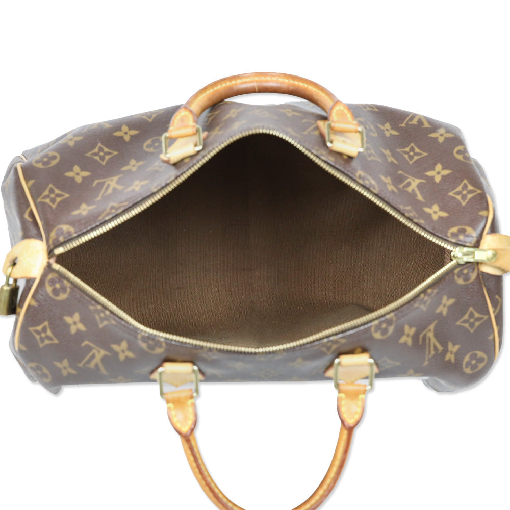 Louis Vuitton Vintage Monogram Coated Canvas Speedy Bandoulière 35