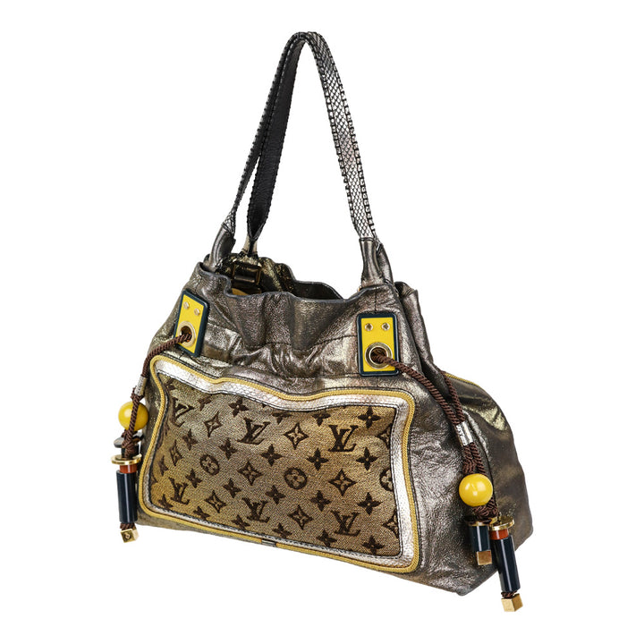 Louis Vuitton Gold LV Monogram Lurex Sunbird Bag