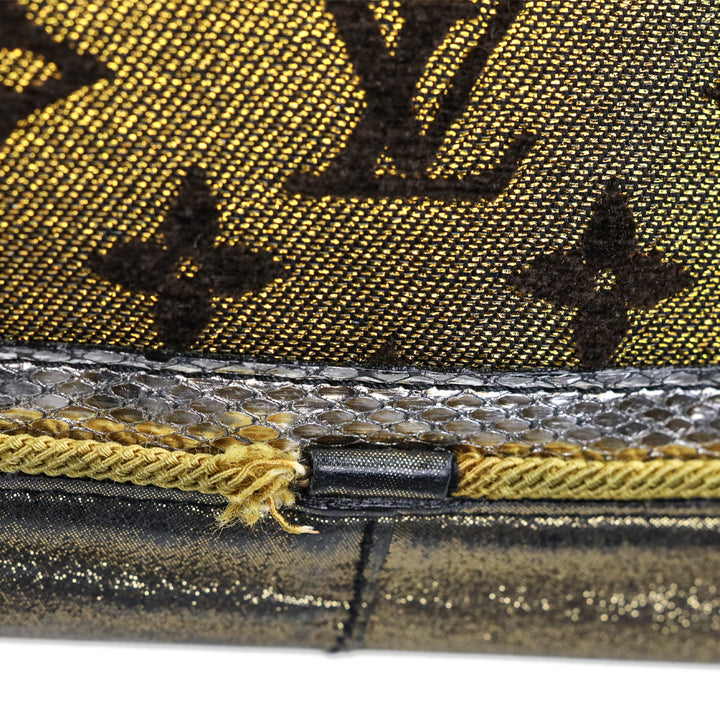 Louis Vuitton Gold LV Monogram Lurex Sunbird Bag