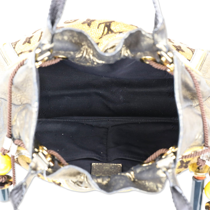 Louis Vuitton Gold LV Monogram Lurex Sunbird Bag