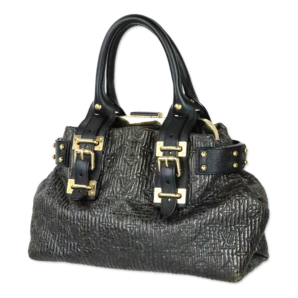 Louis Vuitton Limited Edition Black Monogram Motard Bike Bag