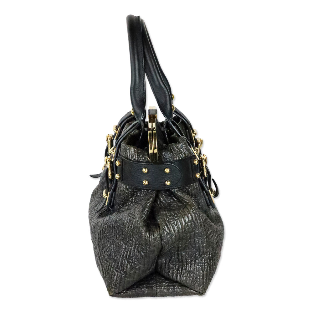 Louis Vuitton Limited Edition Black Monogram Motard Bike Bag